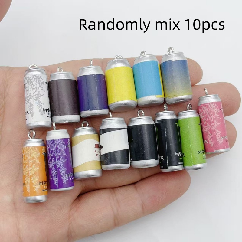 Resin Art Handmade - 10Pcs Mini Simulation Beverage Can Resin