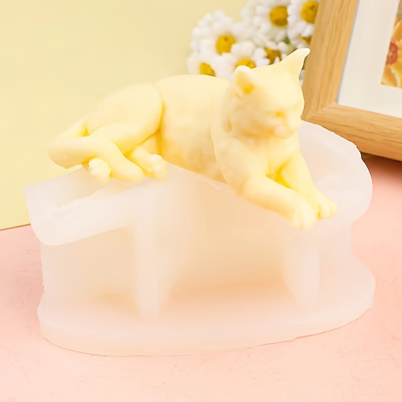 Resin Art And Jewelry - Creative Silicone Cat Mold, 1Pc DIY
