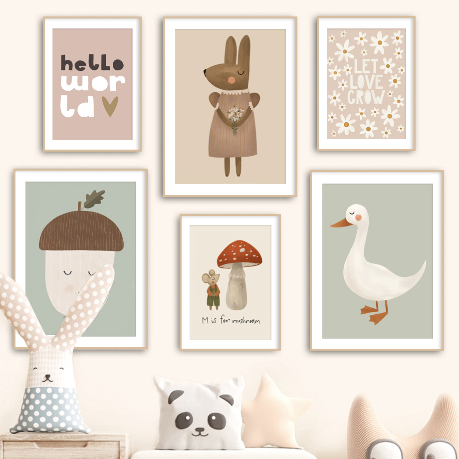 Resin Art Baby - Nordic Retro Poster And Prints Wall