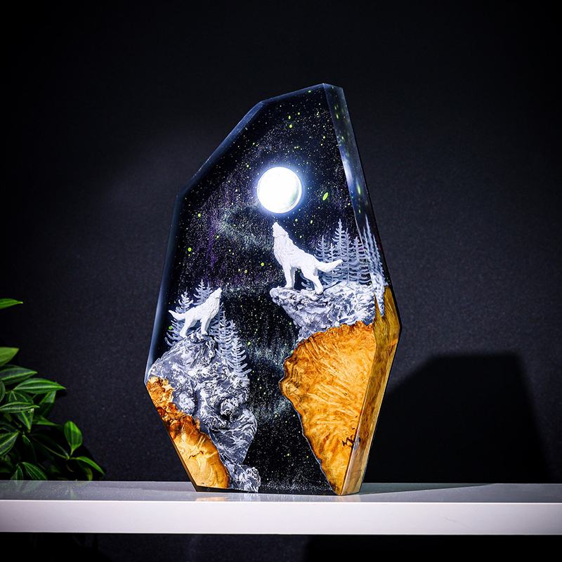 Resin Art Baby - Nature Animals Figure Organism Resin Table