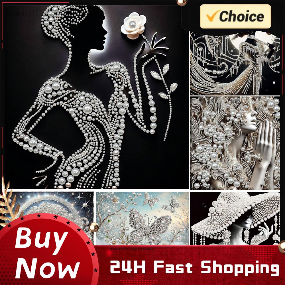 Resin Art Products - DIY Ladies Pearl Diamond Painting Gem