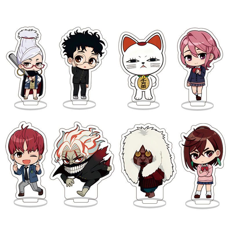 Resin Art Toys - Anime Dandadan Acrylic Stand Model Plate