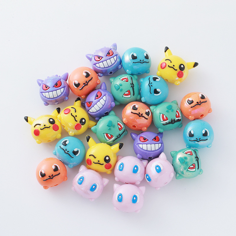 12pcs Pokémon Bead DIY Mobile  - Resin Art Toys recension och pris