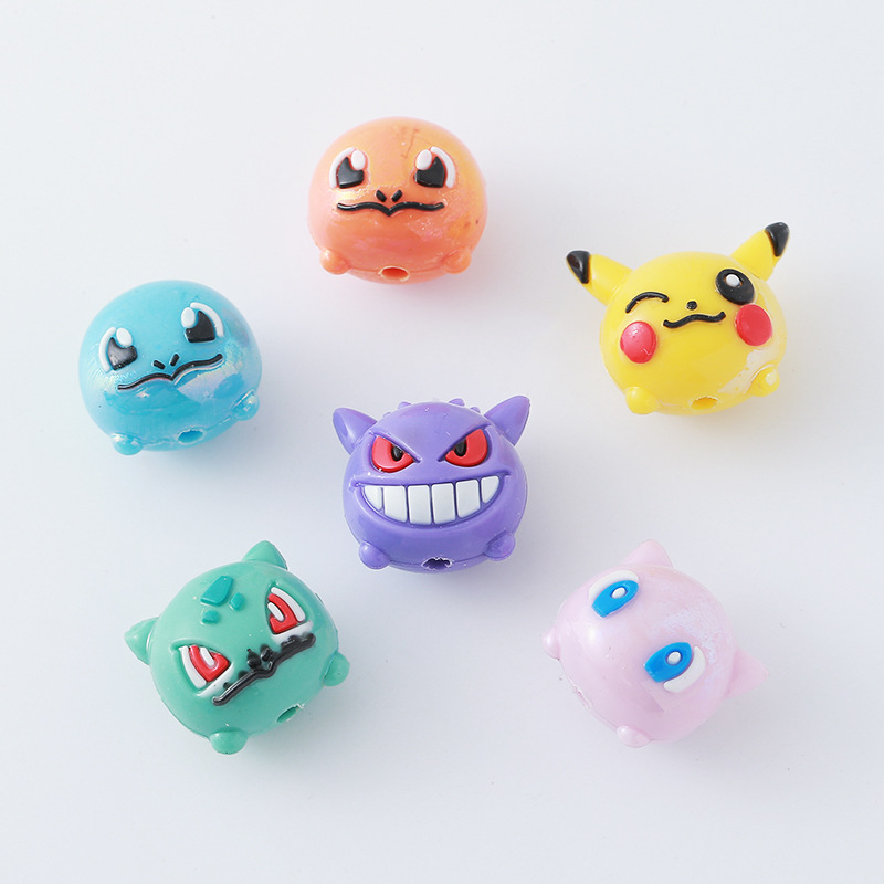 12pcs Pokémon Bead DIY Mobile  - Resin Art Toys recension och pris