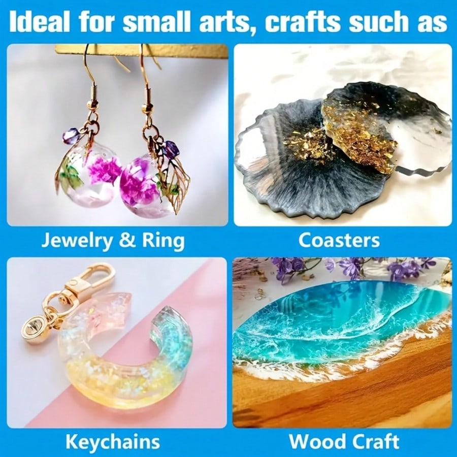 Crystal Clear Epoxy Resin 1:1  - Resin Art And Jewelry recension och pris