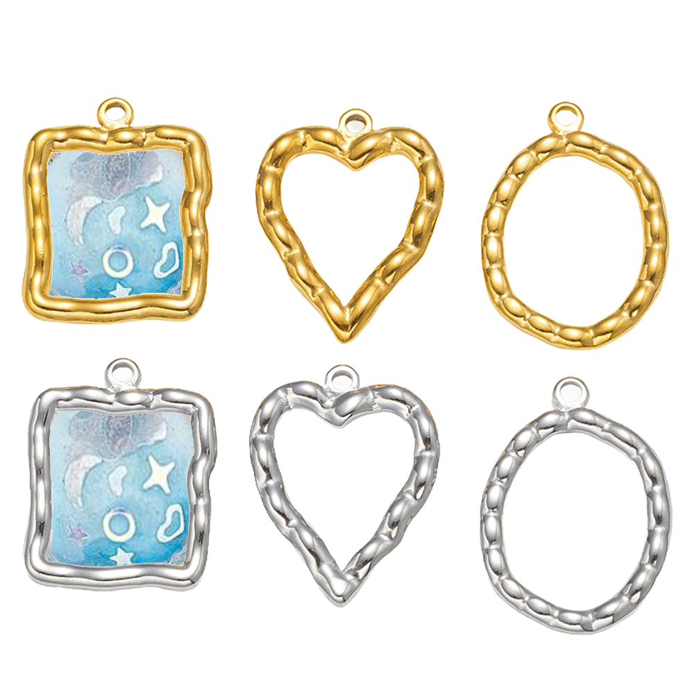 5pcs Stainless Steel Heart Rou - Resin Art Products recension och pris