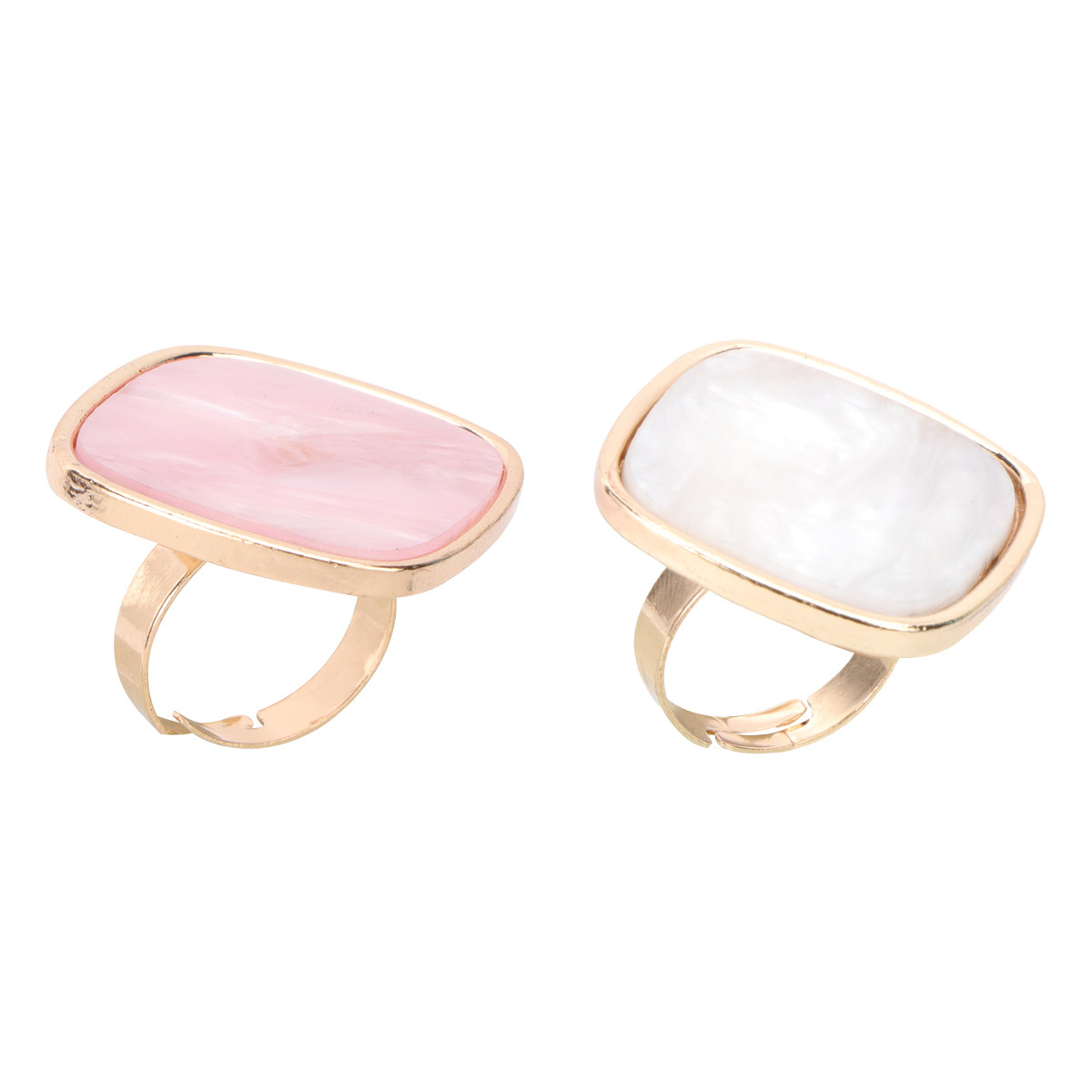 2Pcs Mini Nail Art Ring Palett - Resin Art Ring Design recension och pris