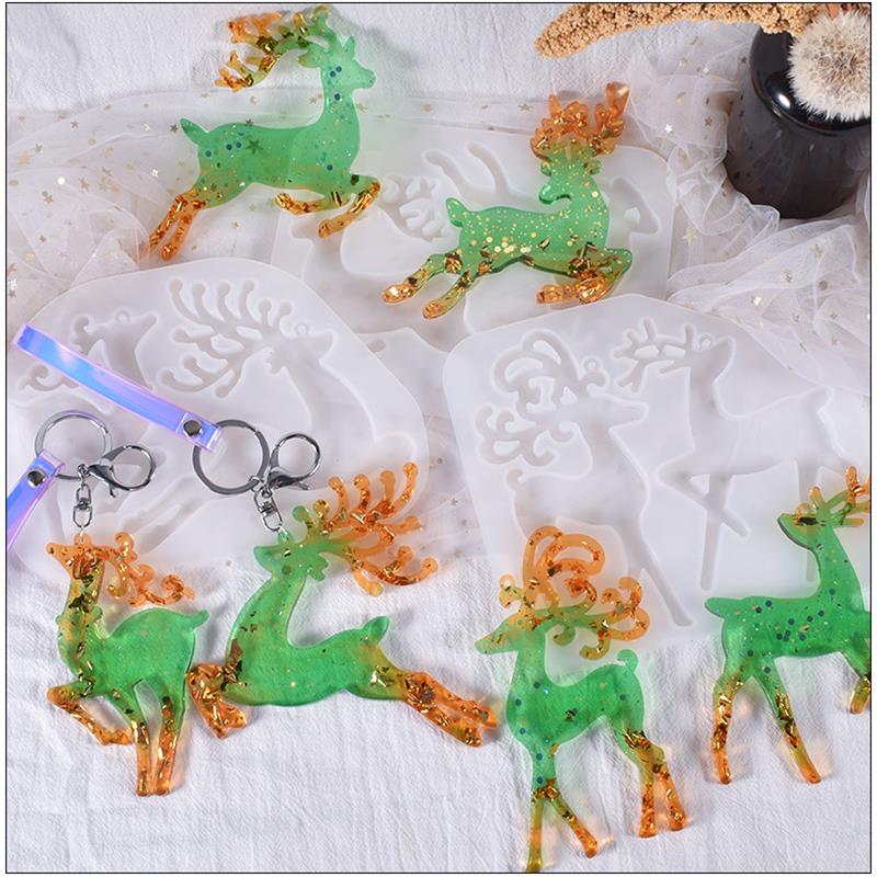 Christmas Elk Epoxy Resin Mold - Resin Art Tool Kit recension och pris