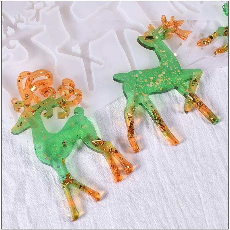 Christmas Elk Epoxy Resin Mold - Resin Art Tool Kit recension och pris