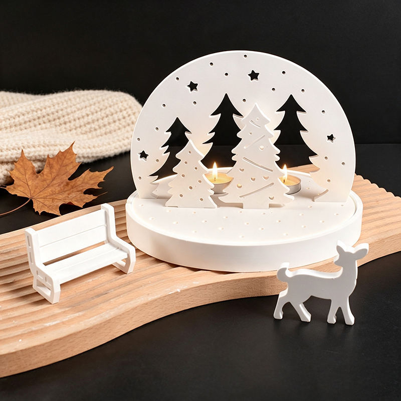 Christmas Elk Tealight Candle  - Resin Art Tool Kit recension och pris