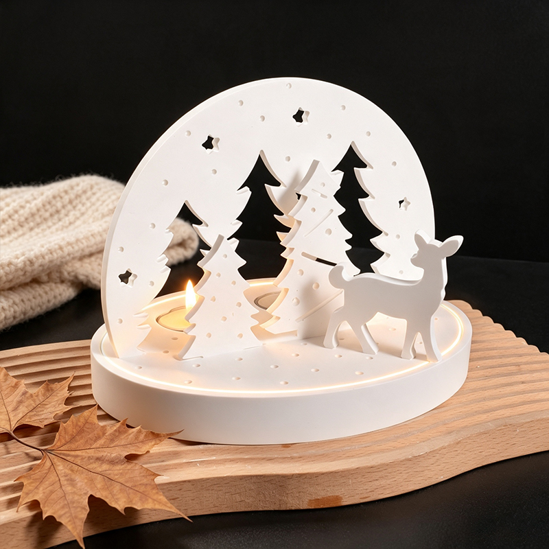 Christmas Elk Tealight Candle  - Resin Art Tool Kit recension och pris