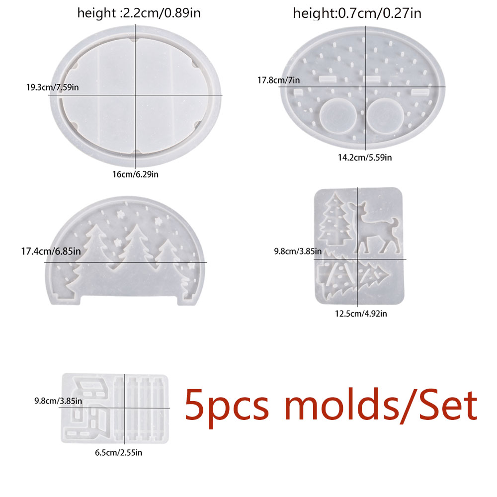 Christmas Elk Tealight Candle  - Resin Art Tool Kit recension och pris