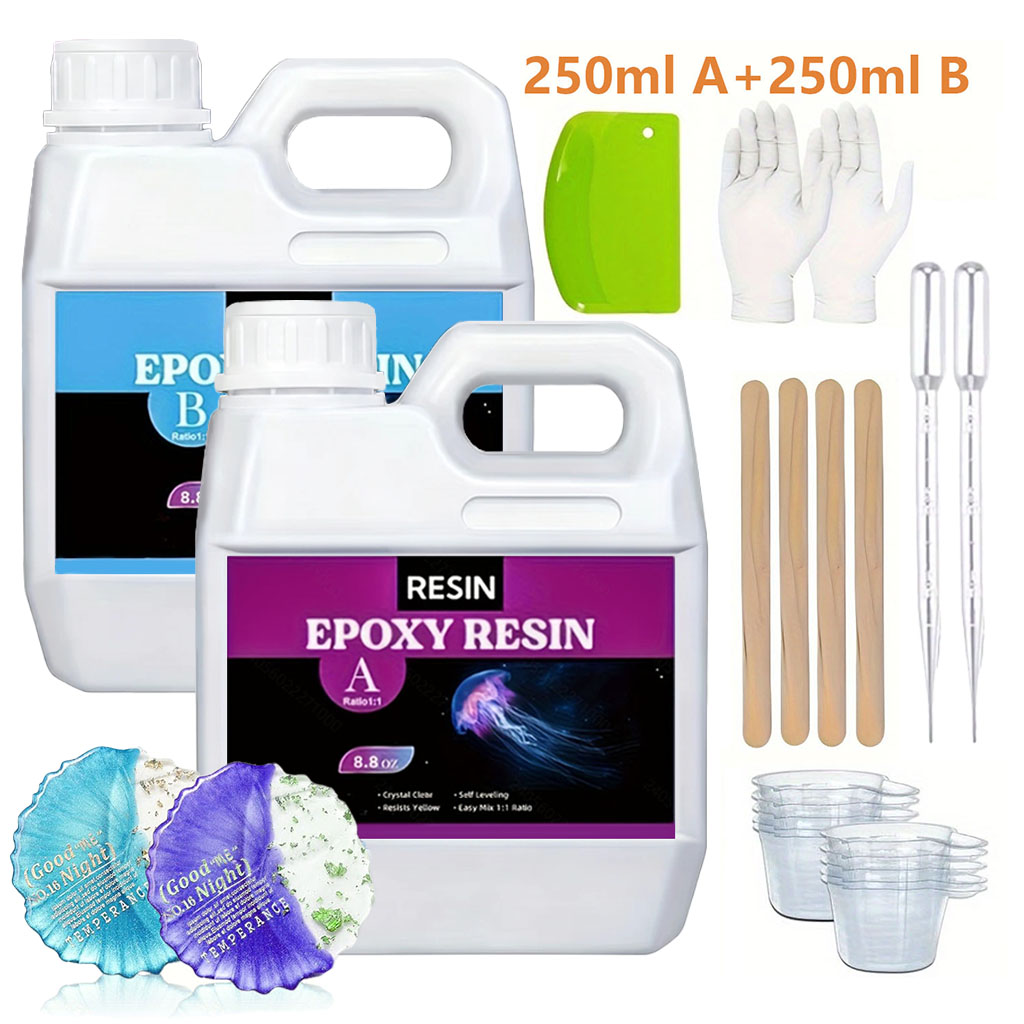 125ml/250ml Crystal Clear Cast - Resin Art And Jewelry recension och pris