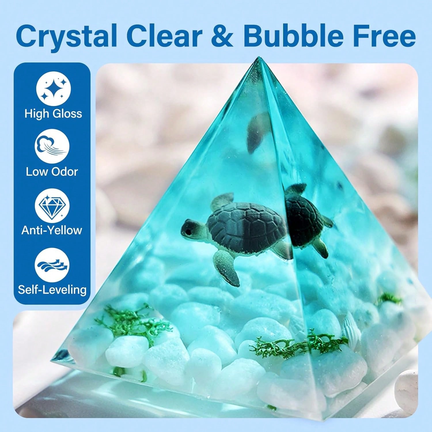125ml/250ml Crystal Clear Cast - Resin Art And Jewelry recension och pris