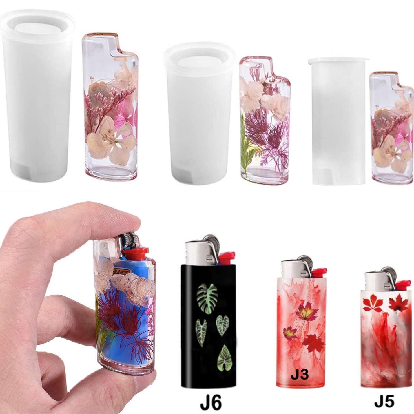 DIY Lighter Case Cover Silicon - Resin Art Tools recension och pris