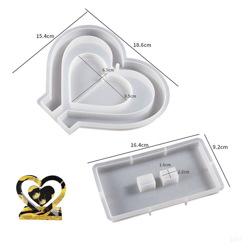 Letter Mm Epoxy Resin Silicone - Resin Art Tool Kit recension och pris