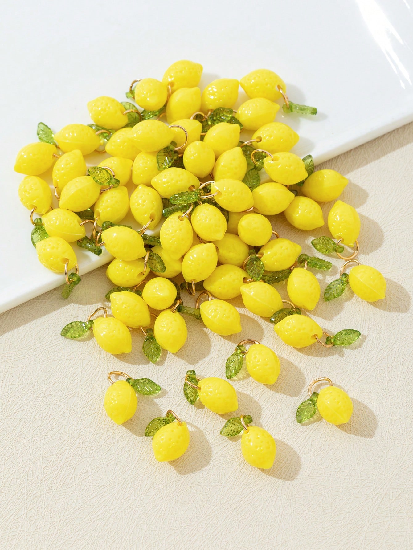 10Pcs 3D Lemon Resin Charms Pe - Resin Art Products recension och pris