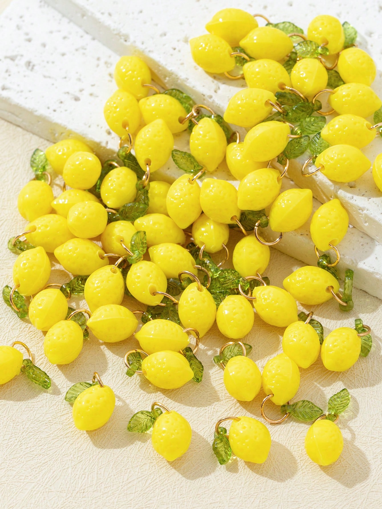 10Pcs 3D Lemon Resin Charms Pe - Resin Art Products recension och pris
