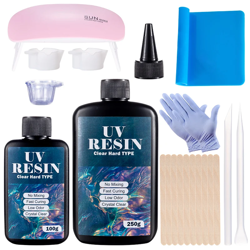 Hard UV Resin Glue Kit Fast Cu - Resin Art And Jewelry recension och pris