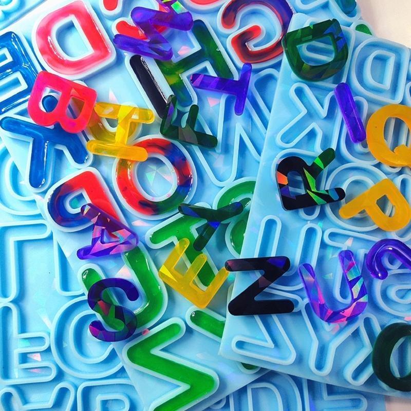Letter Earring Resin Mold Holo - Resin Art Letter Keychain recension och pris