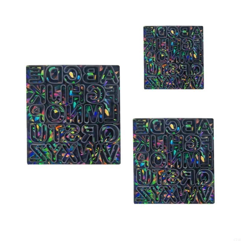 Letter Earring Resin Mold Holo - Resin Art Letter Keychain recension och pris
