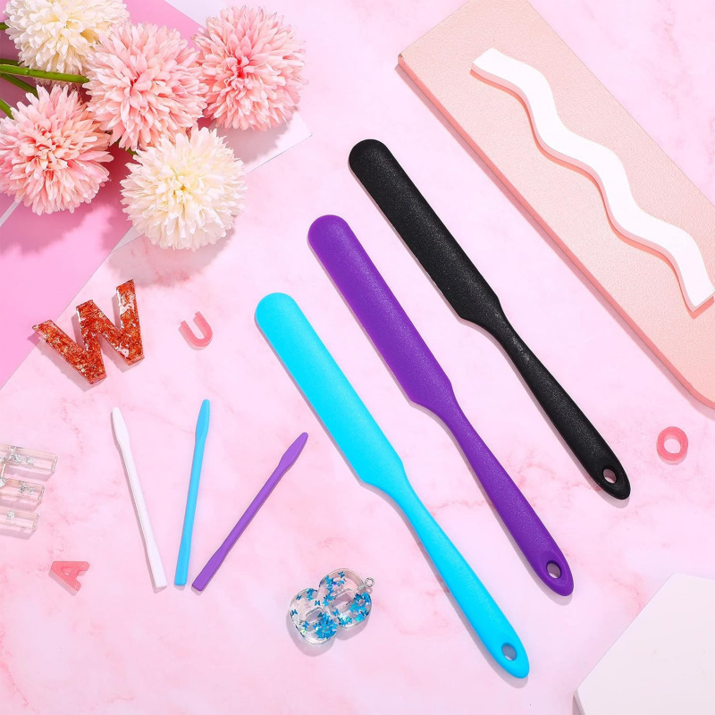 12Silicone Stirring Rod Set，Si - Resin Art Tool Kit recension och pris
