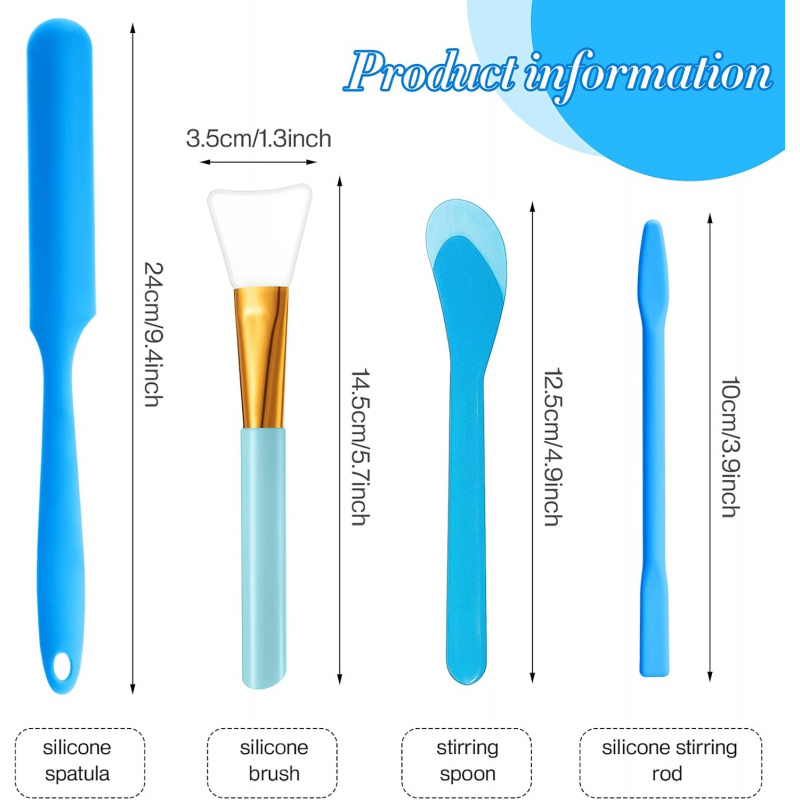 12Silicone Stirring Rod Set，Si - Resin Art Tool Kit recension och pris