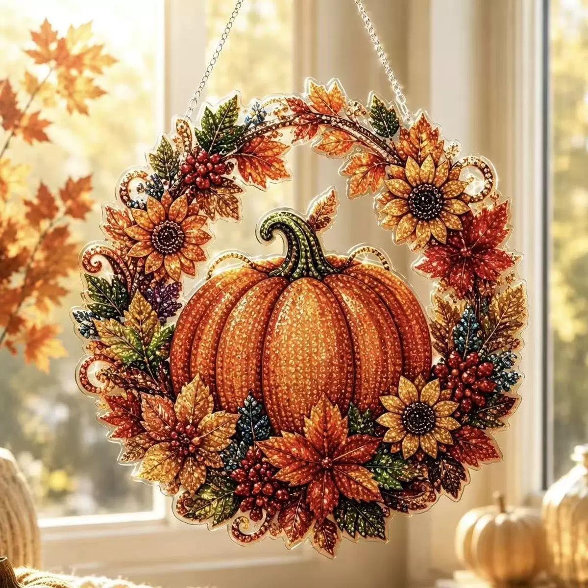 Halloween Pumpkins Diamond Art - Resin Art Of Flowers recension och pris