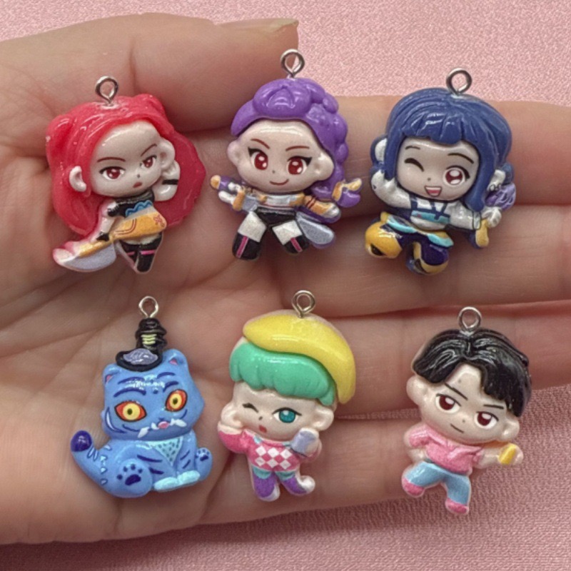 10pcs resin cartoon pendant, D - Resin Art Handmade recension och pris
