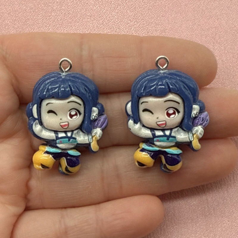 10pcs resin cartoon pendant, D - Resin Art Handmade recension och pris