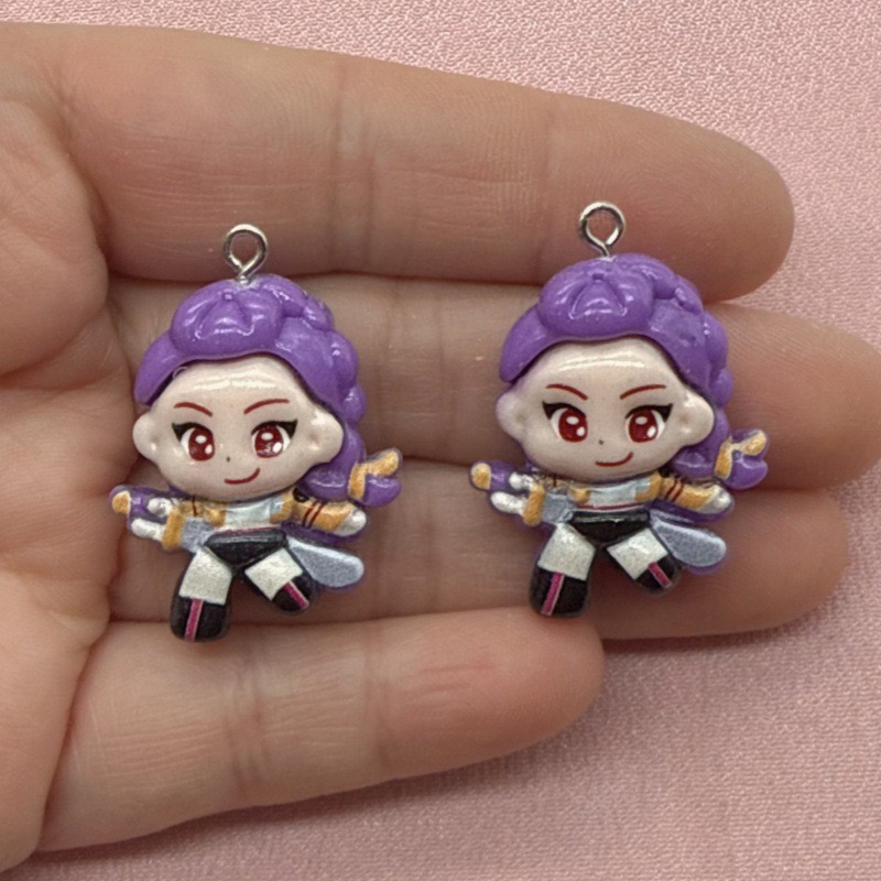 10pcs resin cartoon pendant, D - Resin Art Handmade recension och pris
