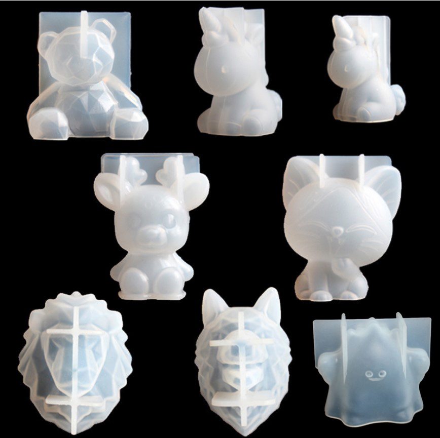 Transparent Unicorn Silicone E - Resin Art Tool Kit recension och pris