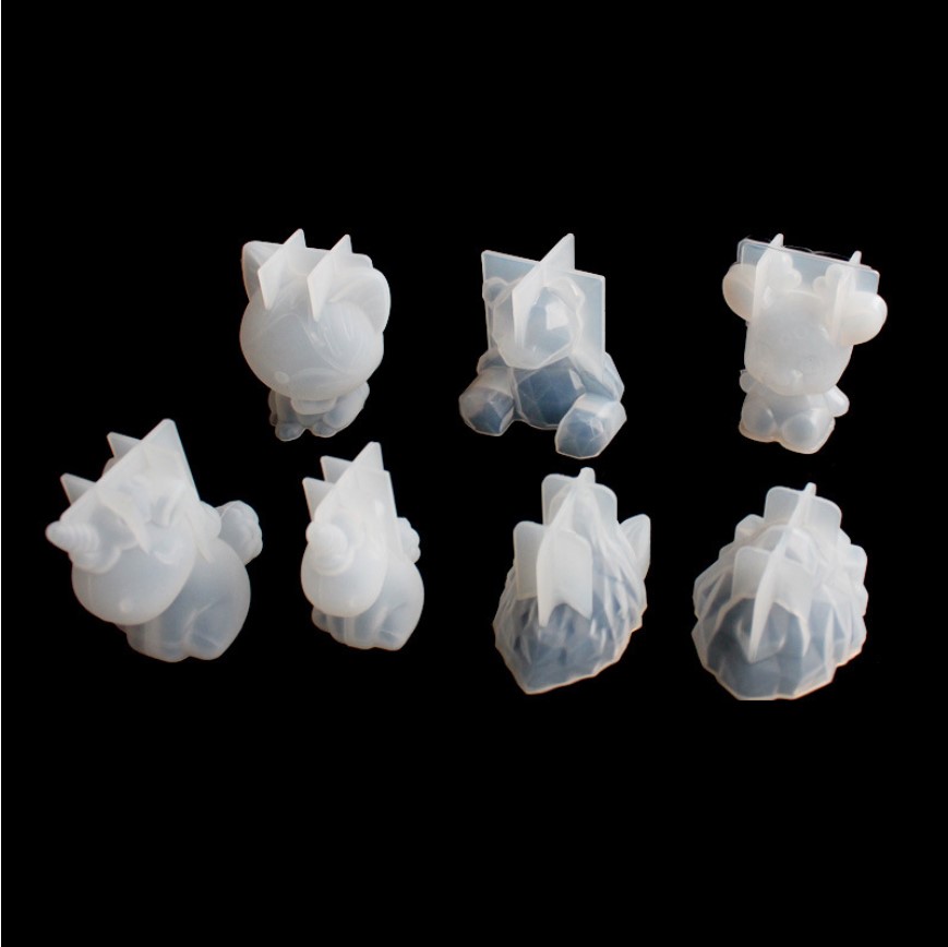Transparent Unicorn Silicone E - Resin Art Tool Kit recension och pris