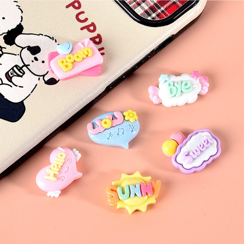 10/20/30Pcs Cute Letter Planar - Resin Art Letter Keychain recension och pris