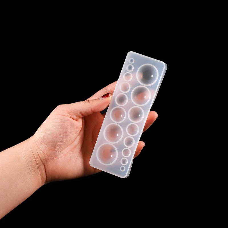 1pcs Silicone Mold Half Ball O - Resin Art Tool Kit recension och pris