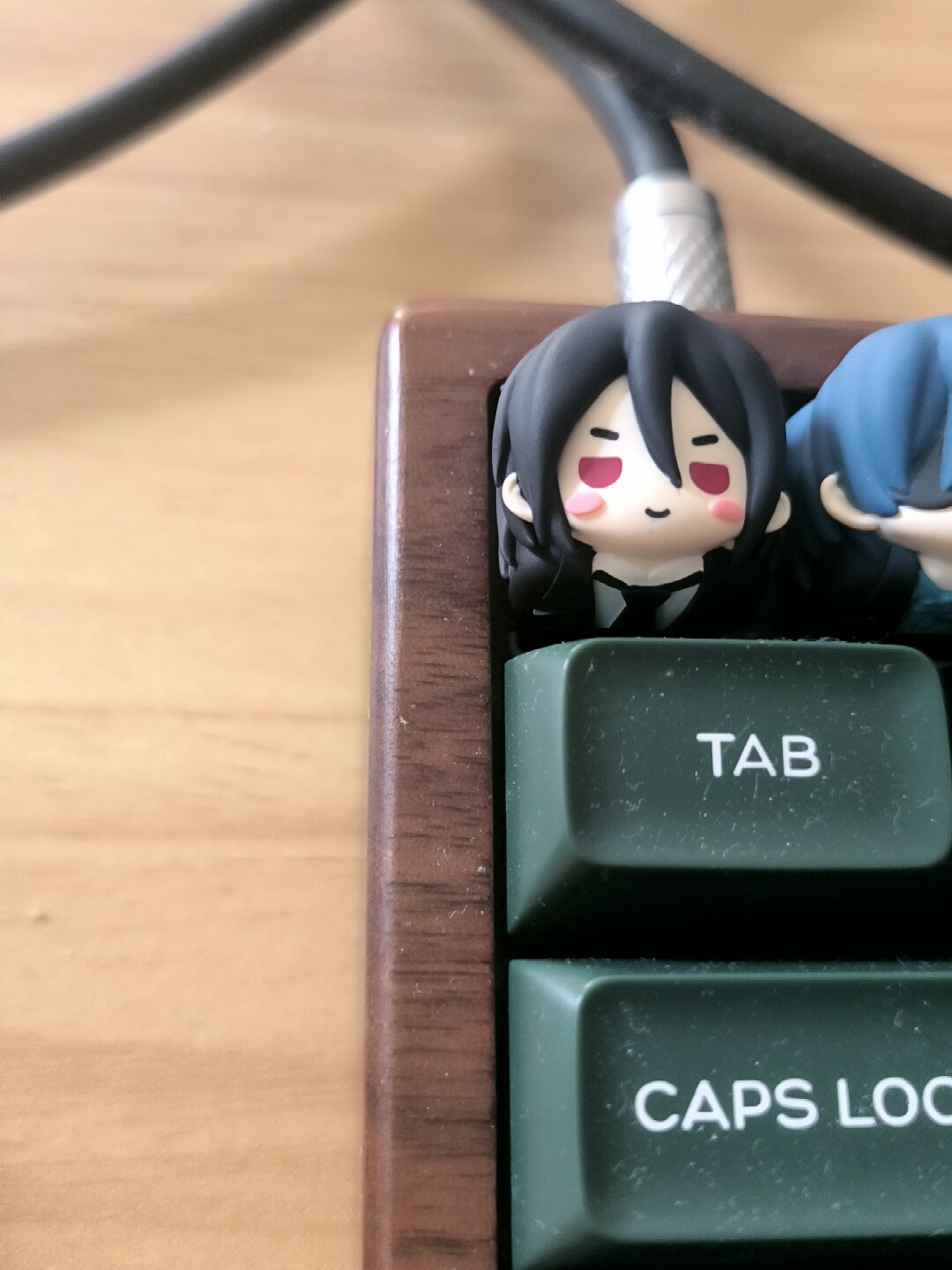 Kawaii Resin Keycap Anime Blac - Resin Art Toys recension och pris