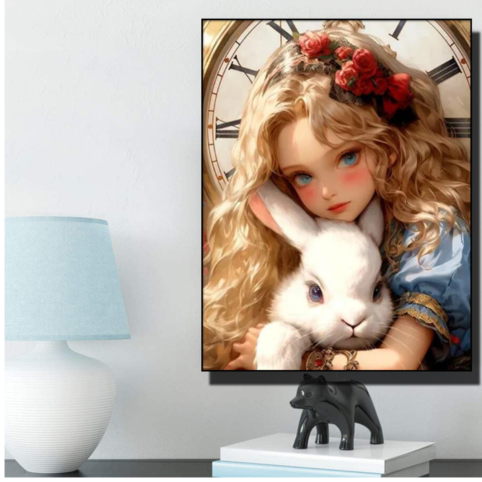 New Arrival Cartoon Cute Girl  - Resin Art Baby recension och pris