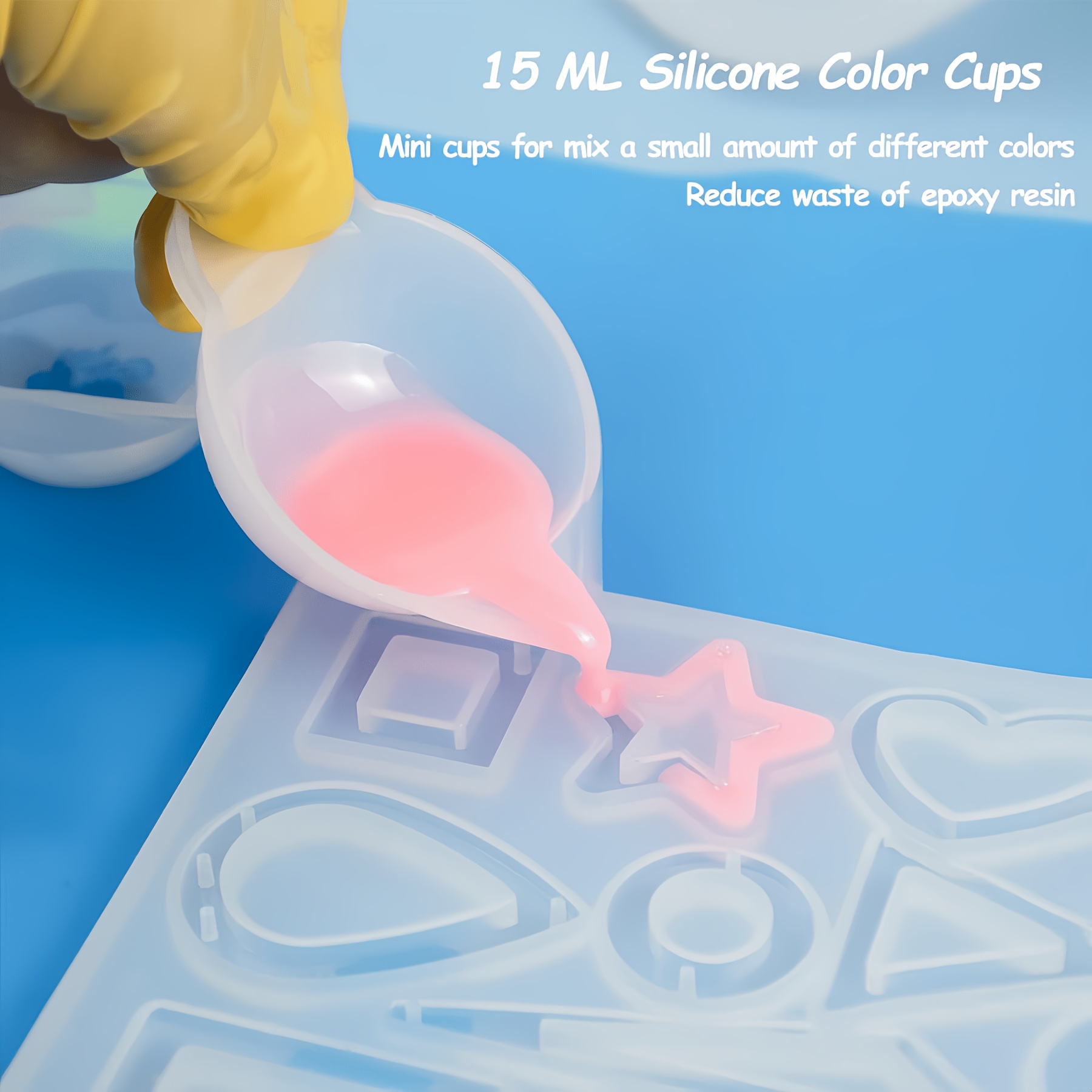 21pcs/Set Silicone Resin Casti - Resin Art Tool Kit recension och pris