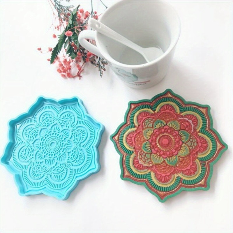 Mandala Coaster Silicone Mold  - Resin Art Tool Kit recension och pris