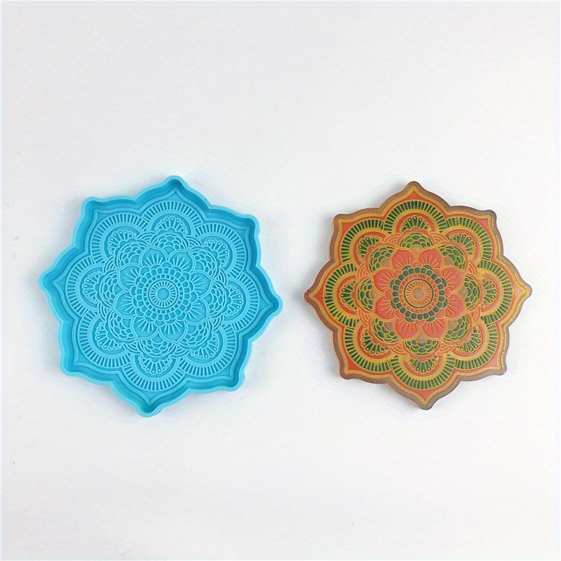 Mandala Coaster Silicone Mold  - Resin Art Tool Kit recension och pris