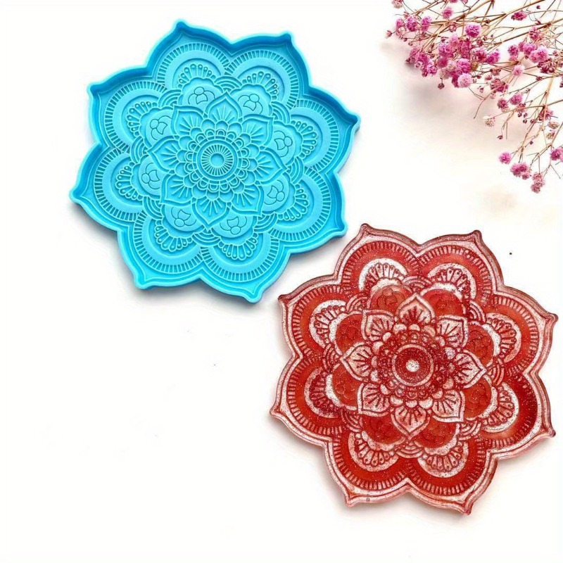 Mandala Coaster Silicone Mold  - Resin Art Tool Kit recension och pris