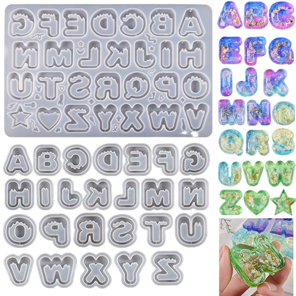 DIY Resin Art Ice Cream Letter - Resin Art Letter Keychain recension och pris