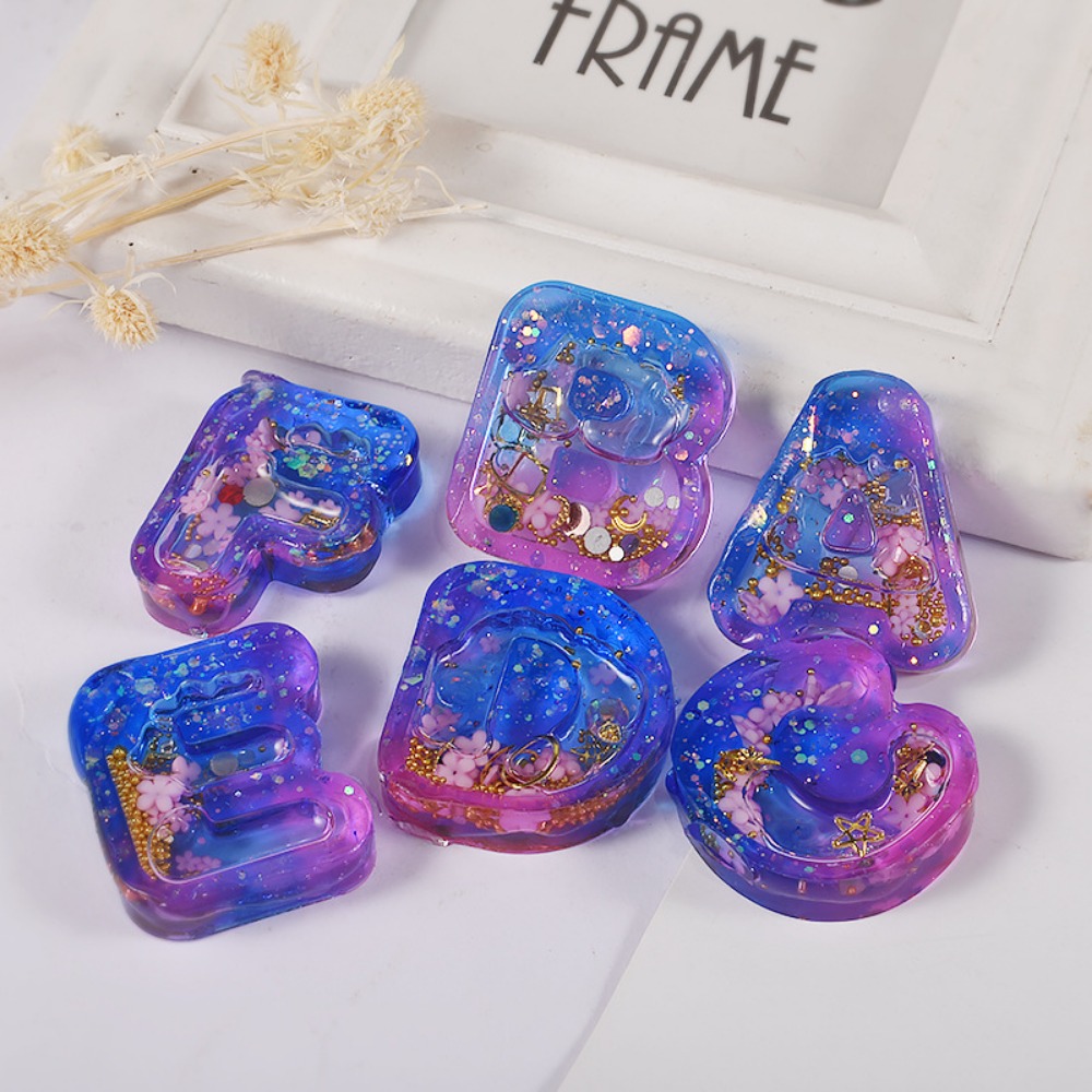 DIY Resin Art Ice Cream Letter - Resin Art Letter Keychain recension och pris