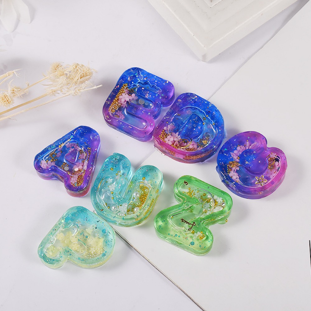 DIY Resin Art Ice Cream Letter - Resin Art Letter Keychain recension och pris