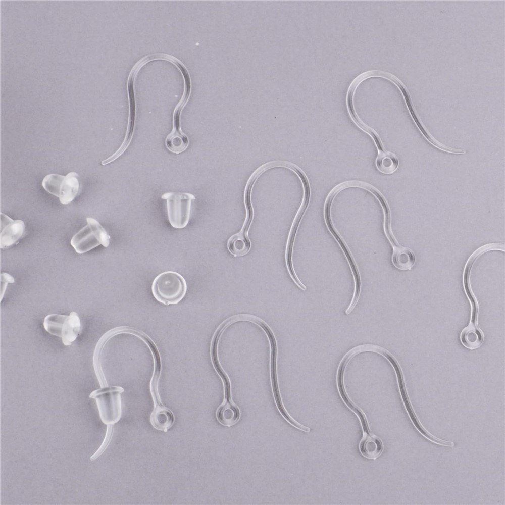 40pcs Clear Plastic Earring Ho - Resin Art Handmade recension och pris