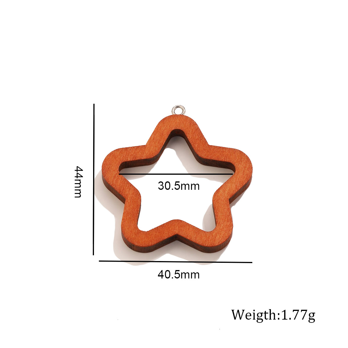 10PCS Triangle Rectangle Wood  - Resin Art Handmade recension och pris