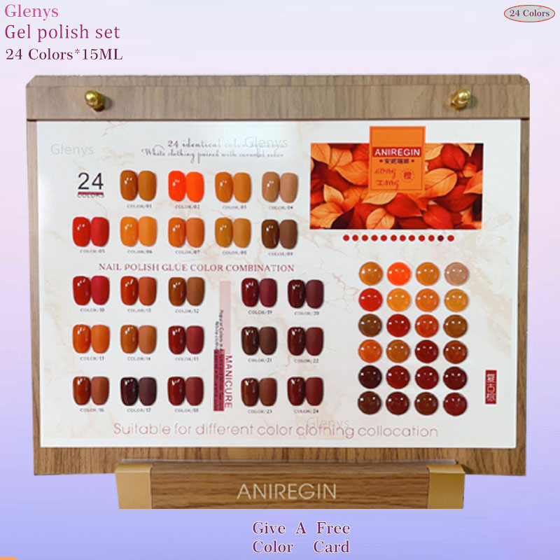 Vintage Brown 24 Color Nail Po - Resin Art Online recension och pris
