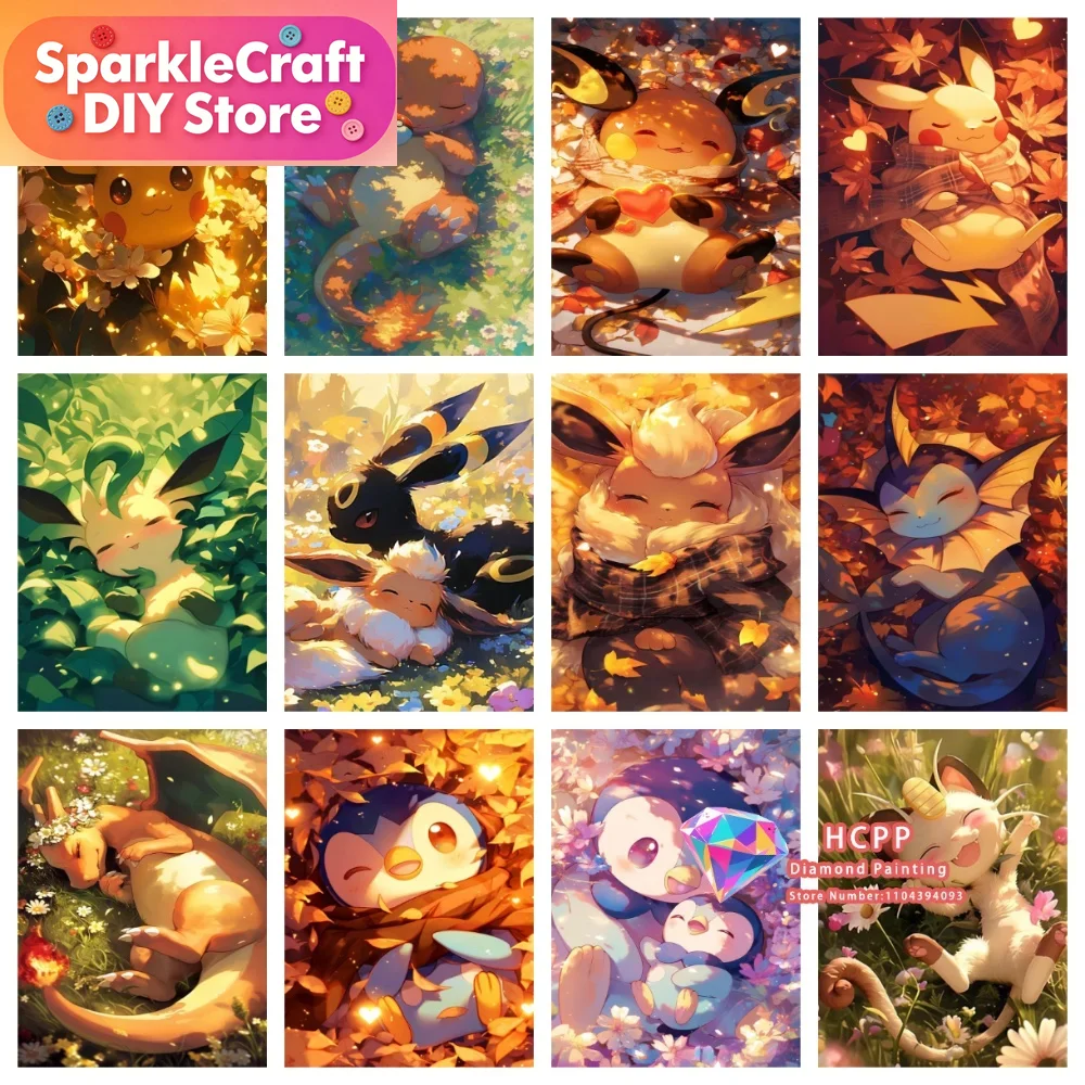 1pc frameless Cartoon Pokemon  - Resin Art Products recension och pris