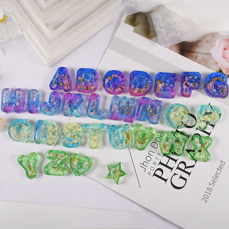 DIY Resin Art Ice Cream Letter - Resin Art Letter Keychain recension och pris
