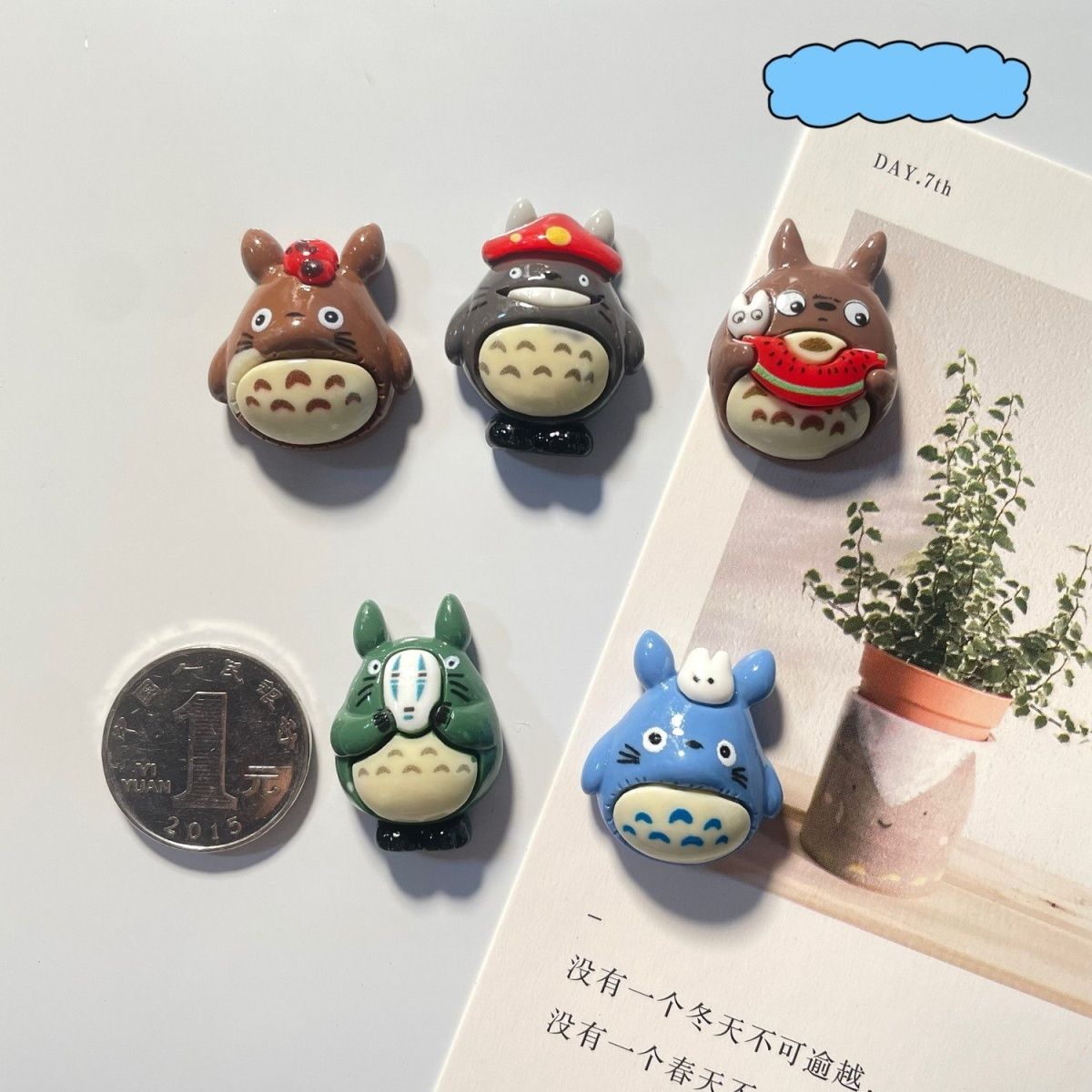Totoro Anime Resin Fridge Magn - Resin Art Toys recension och pris
